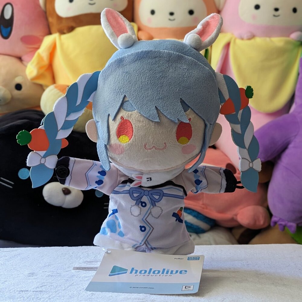 Round 1 Exclusive FuRyu Hololive Usada Pekora Puppet Plush Toy
